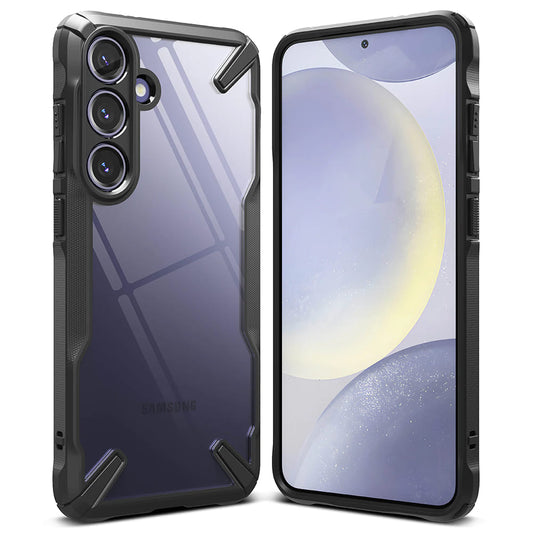 Etui til Samsung Galaxy S24 S921, Ringke, Fusion X, Sort