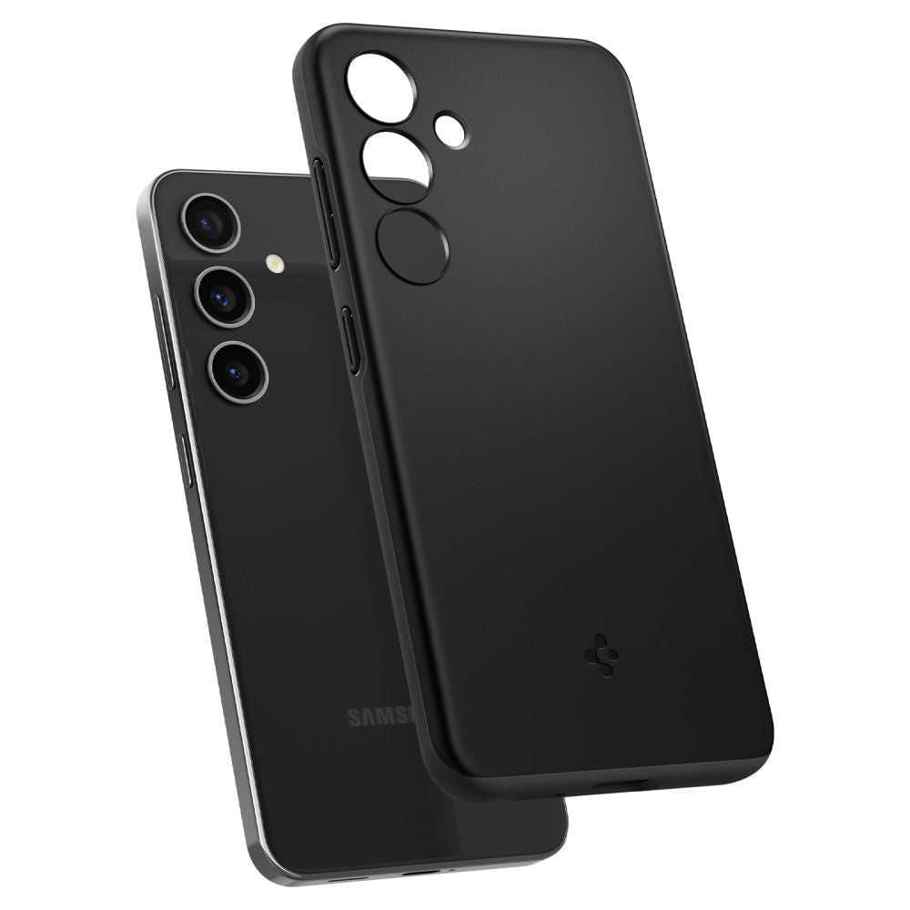 Cover til Samsung Galaxy S24 S921, Spigen, Thin Fit, Sort ACS07341