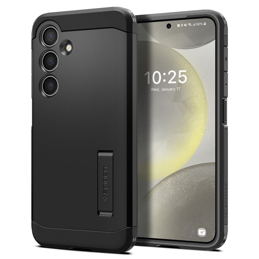 Cover til Samsung Galaxy S24 S921, Spigen, Tough Armor, Sort ACS07355