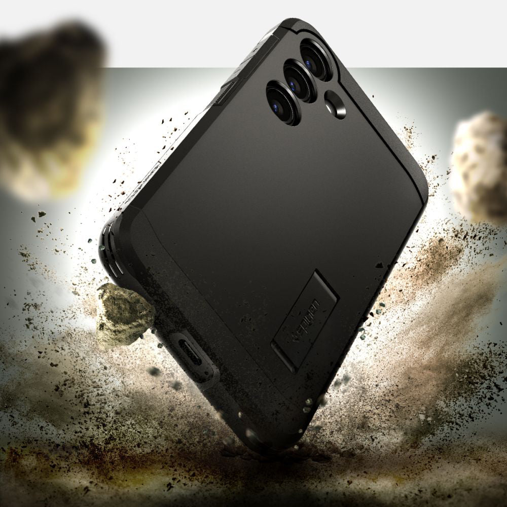 Cover til Samsung Galaxy S24 S921, Spigen, Tough Armor, Sort ACS07355