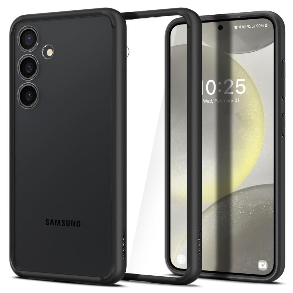 Etui til Samsung Galaxy S24 S921, Spigen, Ultra Hybrid, Mat Sort ACS07352