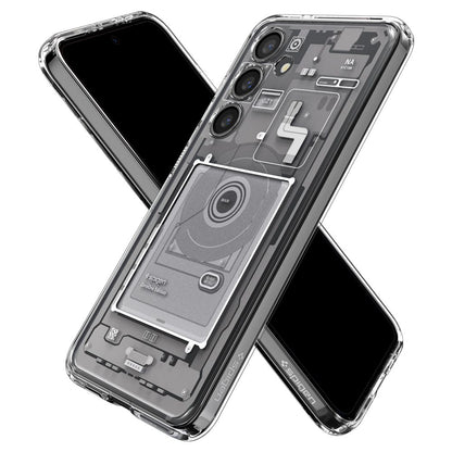 Etui til Samsung Galaxy S24 S921, Spigen, Ultra Hybrid Zero One, Hvid