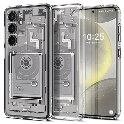 Etui til Samsung Galaxy S24 S921, Spigen, Ultra Hybrid Zero One, Hvid