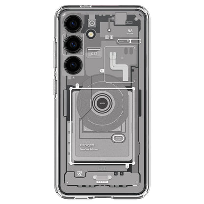 Etui til Samsung Galaxy S24 S921, Spigen, Ultra Hybrid Zero One, Hvid