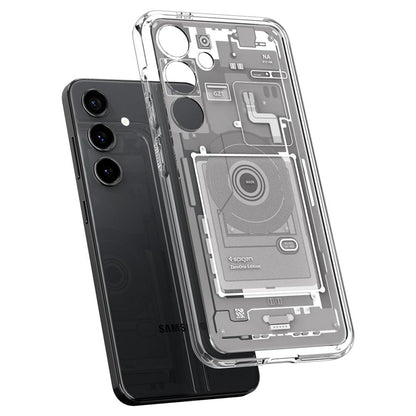 Etui til Samsung Galaxy S24 S921, Spigen, Ultra Hybrid Zero One, Hvid