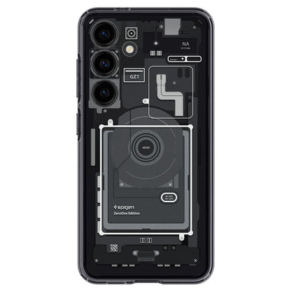 Case for Samsung Galaxy S24 S921, Spigen, Ultra Hybrid Zero One, Matte Black ACS07350
