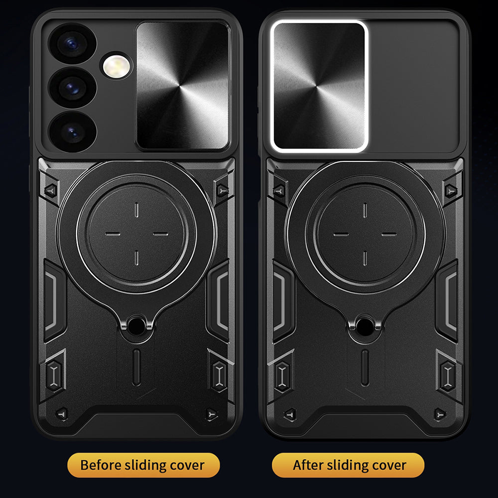 Etui til Samsung Galaxy S24 S921, Techsuit, CamGuard Pro, Blå