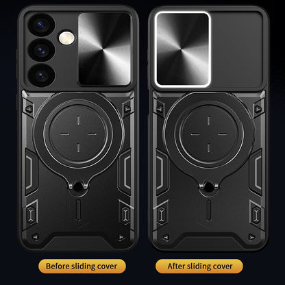 Etui til Samsung Galaxy S24 S921, Techsuit, CamGuard Pro, Blå