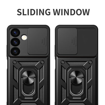 Cover til Samsung Galaxy S24 S921, Techsuit, CamShield, Sort