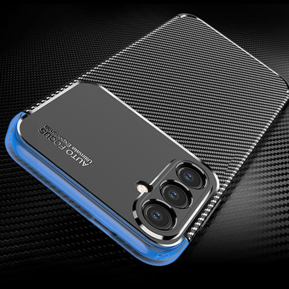 Cover til Samsung Galaxy S24 S921, Techsuit, CarbonFiber, Sort