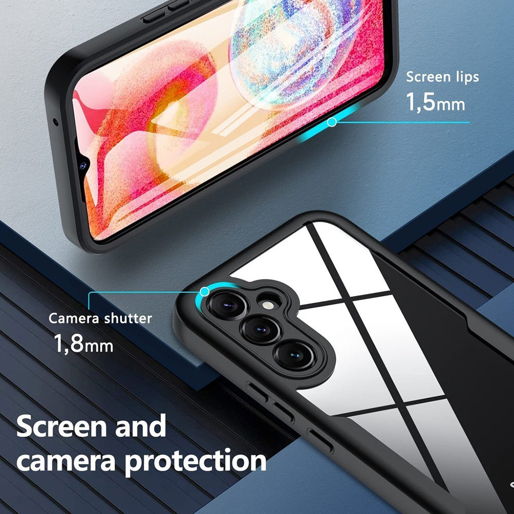 Cover til Samsung Galaxy S24 S921, Techsuit, ColorVerse 360, Sort