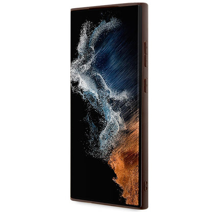 Etui til Samsung Galaxy S24 Ultra S928, Guess, 4G Big Logo, Brun