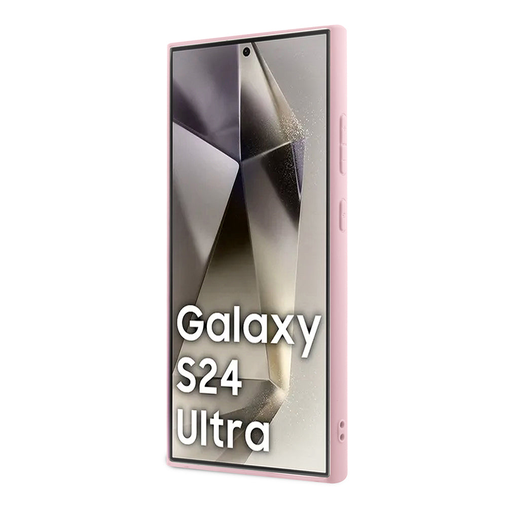 Etui til Samsung Galaxy S24 Ultra S928, Guess, Glitter Script, Guld