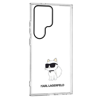 Etui til Samsung Galaxy S24 Ultra S928, Karl Lagerfeld, IML Luxury Choupette, Gennemsigtig