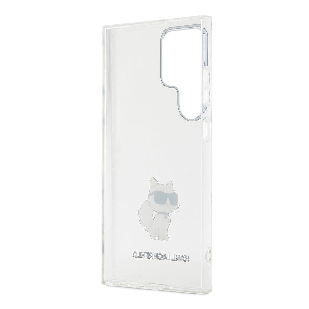 Etui til Samsung Galaxy S24 Ultra S928, Karl Lagerfeld, IML Luxury Choupette, Gennemsigtig
