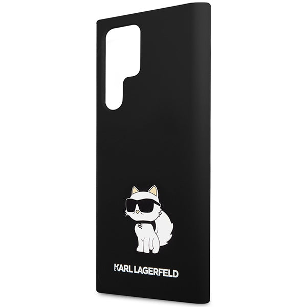 Etui til Samsung Galaxy S24 Ultra S928, Karl Lagerfeld, Silicone Choupette NFT, Sort