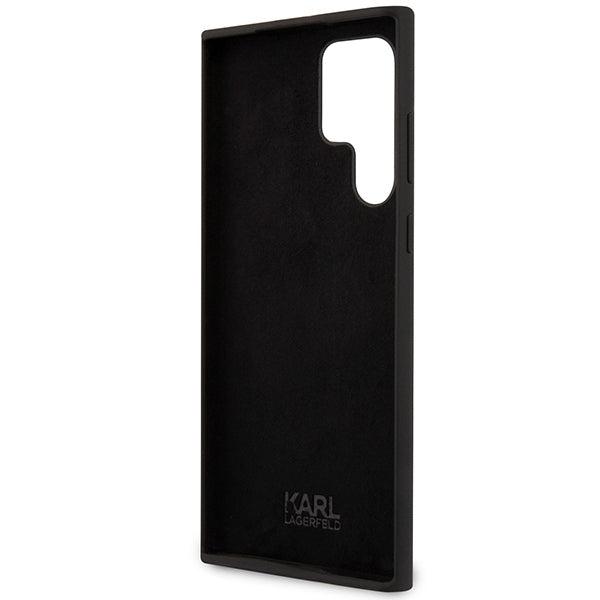 Etui til Samsung Galaxy S24 Ultra S928, Karl Lagerfeld, Silicone Choupette NFT, Sort