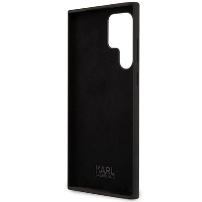 Etui til Samsung Galaxy S24 Ultra S928, Karl Lagerfeld, Silicone Choupette NFT, Sort