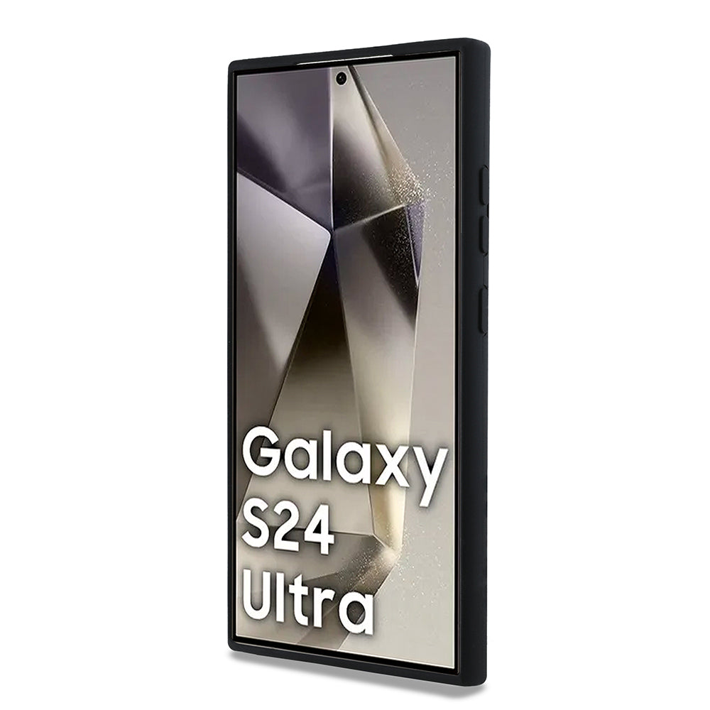 Etui til Samsung Galaxy S24 Ultra S928, Karl Lagerfeld, Silicone Karl & Choupette, Sort