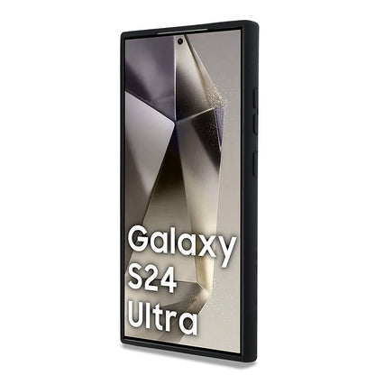 Etui til Samsung Galaxy S24 Ultra S928, Karl Lagerfeld, Silicone Karl & Choupette, Sort