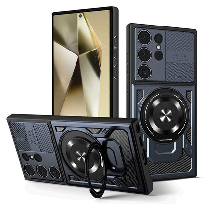 Cover til Samsung Galaxy S24 Ultra S928, Techsuit, RuggedCam, Blå