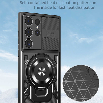 Cover til Samsung Galaxy S24 Ultra S928, Techsuit, RuggedCam, Blå