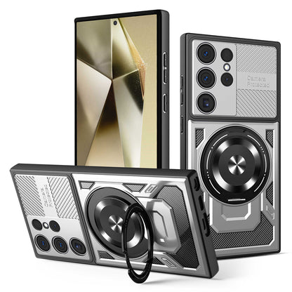 Cover til Samsung Galaxy S24 Ultra S928, Techsuit, RuggedCam, Grå