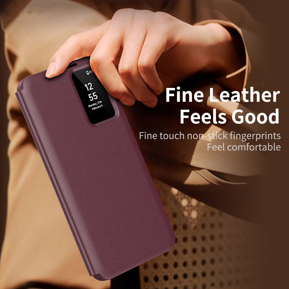 Cover til Samsung Galaxy S24 Ultra S928, Techsuit, SmartView, Rød