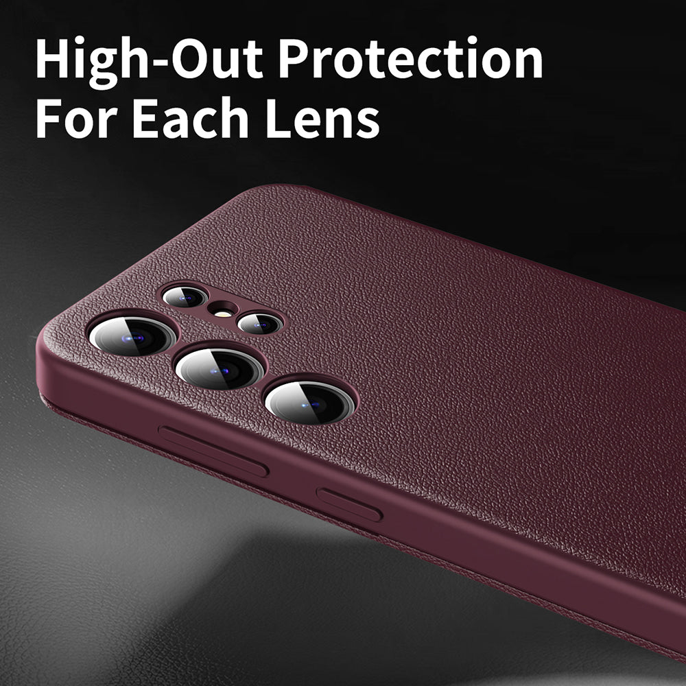 Cover til Samsung Galaxy S24 Ultra S928, Techsuit, SmartView, Rød