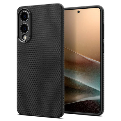 Etui til Samsung Galaxy S25 Edge S937, Spigen, Liquid Air, Mat Sort ACS09420