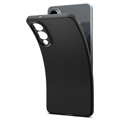 Etui til Samsung Galaxy S25 Edge S937, Spigen, Liquid Air, Mat Sort ACS09420
