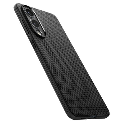Etui til Samsung Galaxy S25 Edge S937, Spigen, Liquid Air, Mat Sort ACS09420