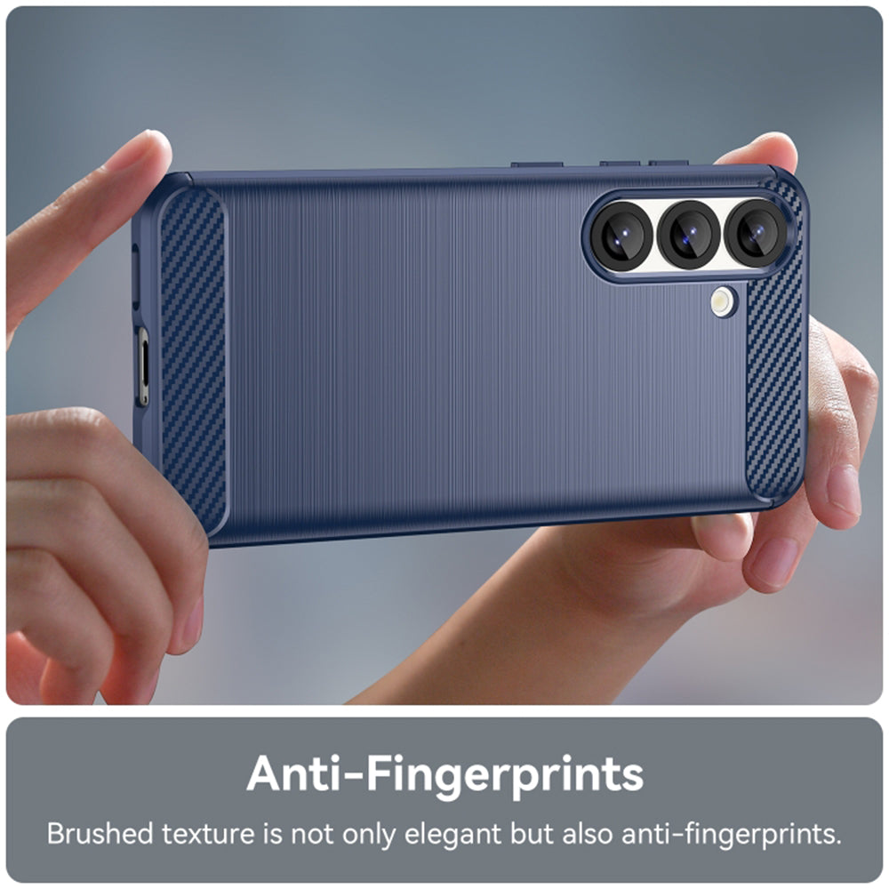 Cover til Samsung Galaxy S25 Edge S937, Techsuit, Carbon, Blå