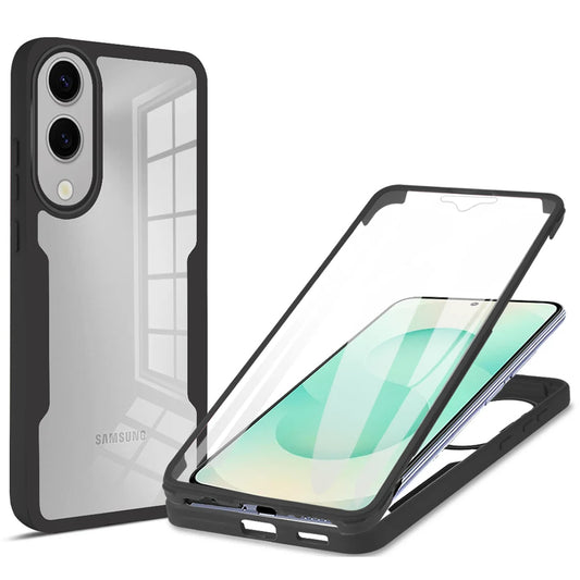 Cover til Samsung Galaxy S25 Edge S937, Techsuit, ColorVerse 360, Sort
