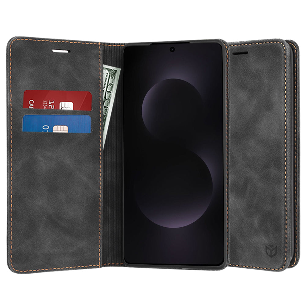 Cover til Samsung Galaxy S25 Edge S937, Techsuit, Confy, Sort