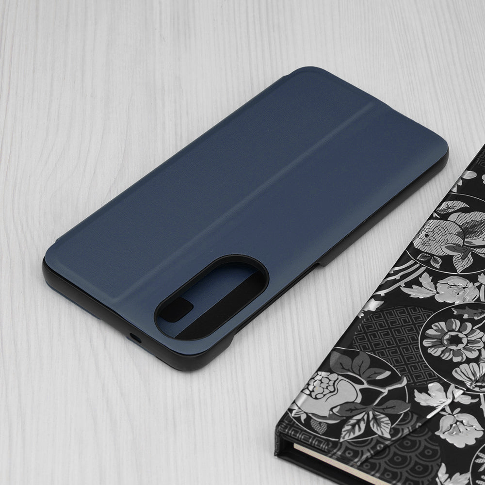 Cover til Samsung Galaxy S25 Edge S937, Techsuit, eFold, Mørkeblå