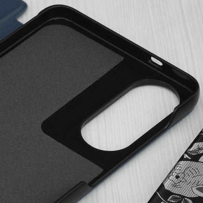 Cover til Samsung Galaxy S25 Edge S937, Techsuit, eFold, Mørkeblå