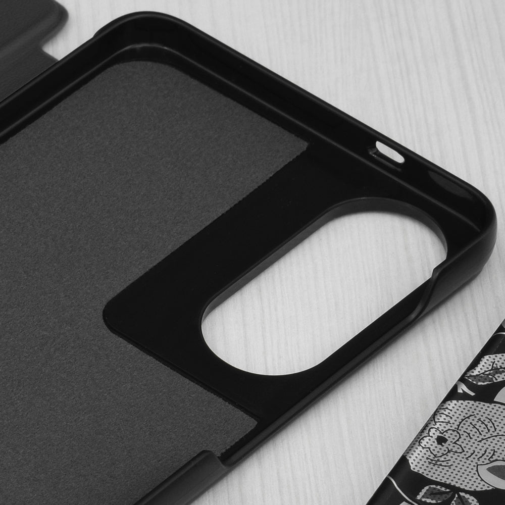 Cover til Samsung Galaxy S25 Edge S937, Techsuit, eFold, Sort