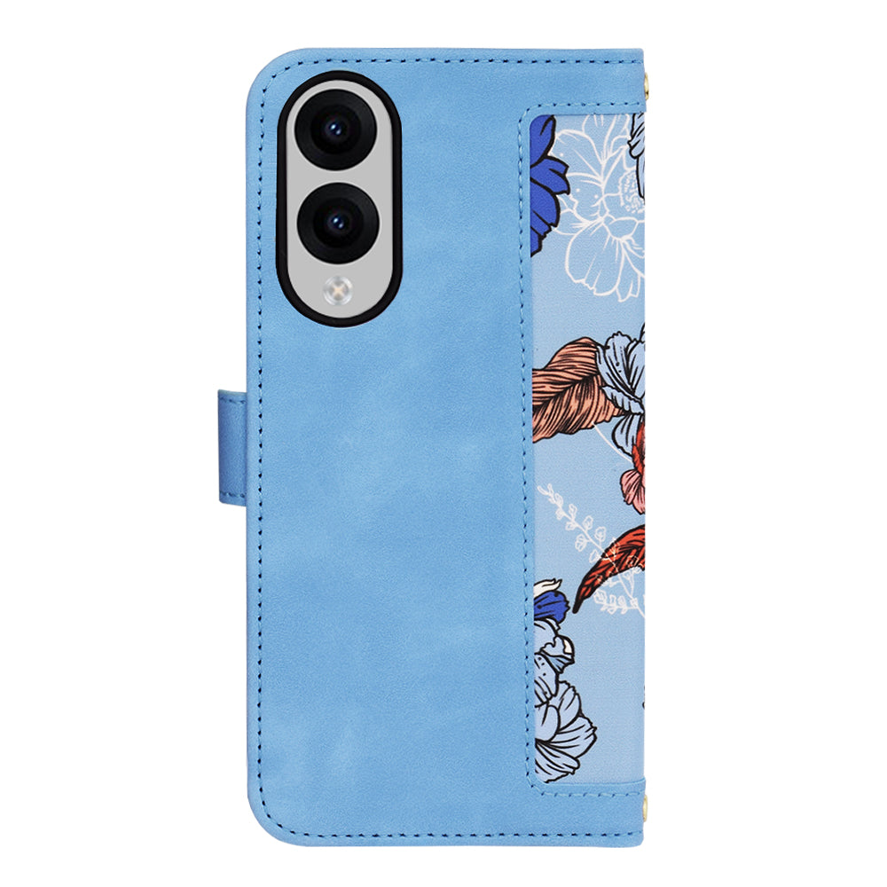 Cover til Samsung Galaxy S25 Edge S937, Techsuit, FlipCraft, Blå