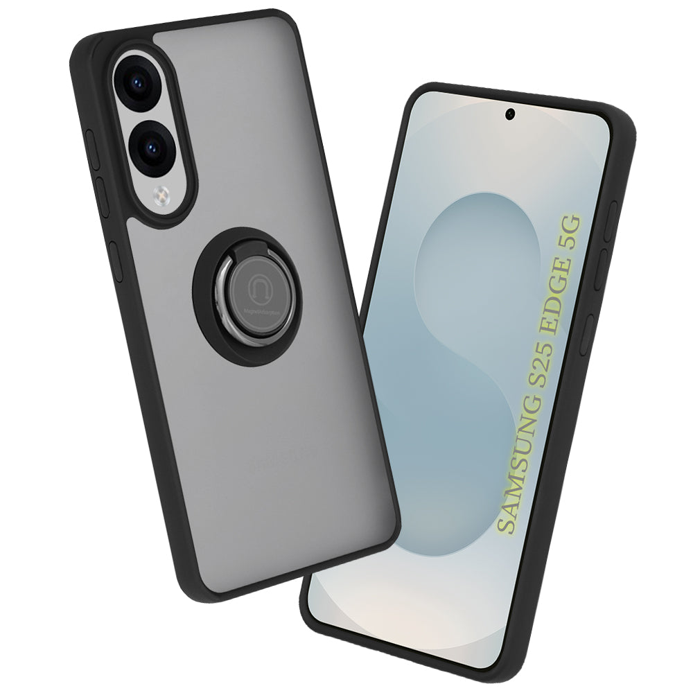 Cover til Samsung Galaxy S25 Edge S937, Techsuit, Glinth, Sort