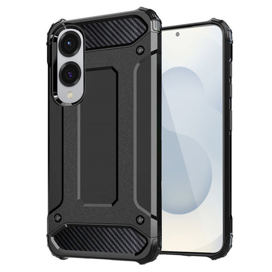 Cover til Samsung Galaxy S25 Edge S937, Techsuit, Hybrid Armor, Sort
