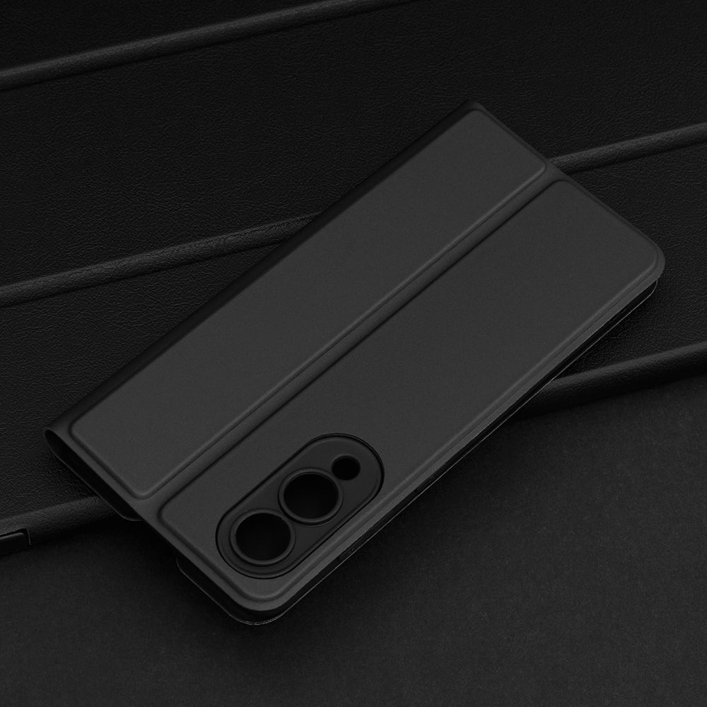 Cover til Samsung Galaxy S25 Edge S937, Techsuit, Magskin Book, Sort