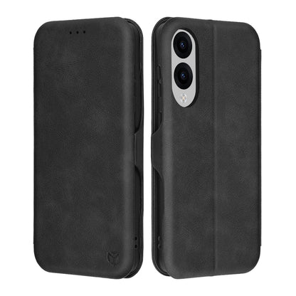 Cover til Samsung Galaxy S25 Edge S937, Techsuit, Safe Wallet Plus, Sort