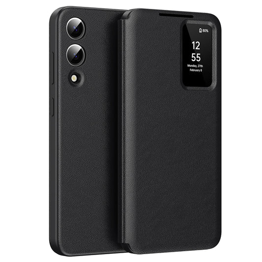 Cover til Samsung Galaxy S25 Edge S937, Techsuit, SmartView, Sort
