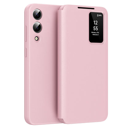 Cover til Samsung Galaxy S25 Edge S937, Techsuit, SmartView, Pink