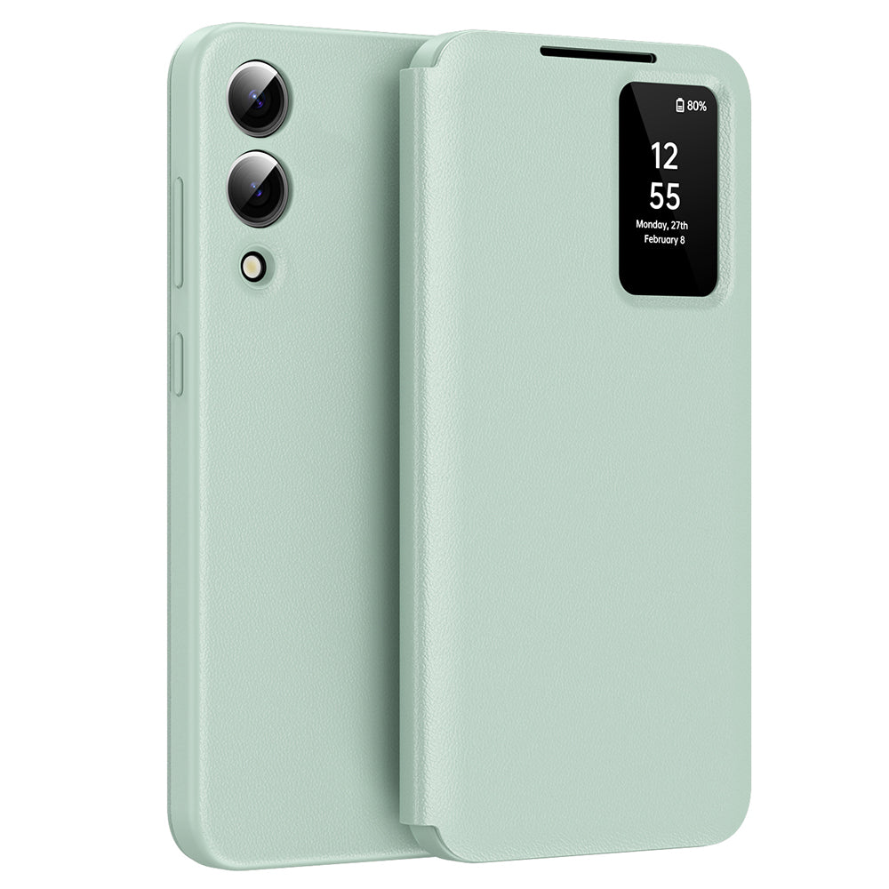 Cover til Samsung Galaxy S25 Edge S937, Techsuit, SmartView, Grøn