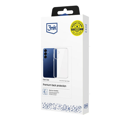 Case for Samsung Galaxy S25 FE, 3MK, Clear, Transparent