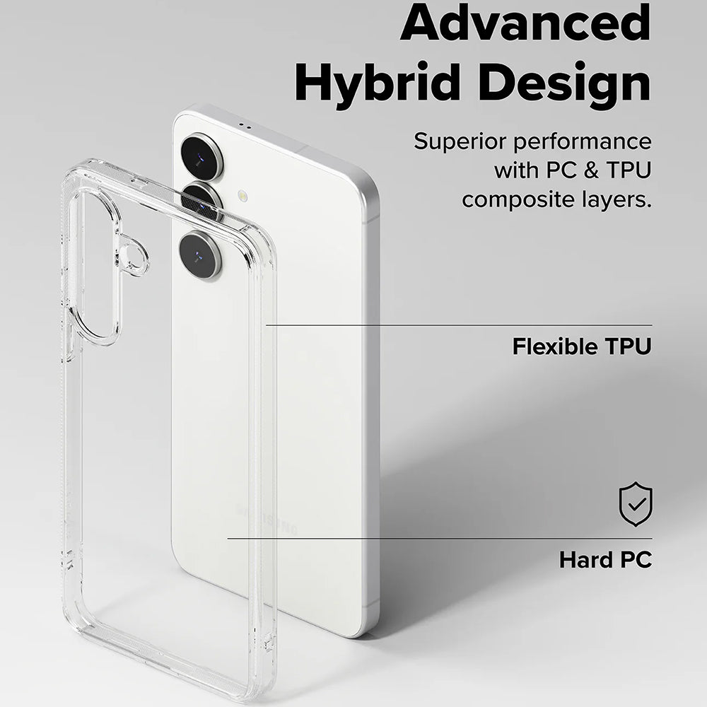 Cover til Samsung Galaxy S25 FE, Ringke, Fusion, Transparent