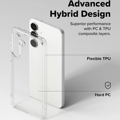 Cover til Samsung Galaxy S25 FE, Ringke, Fusion, Mat Transparent