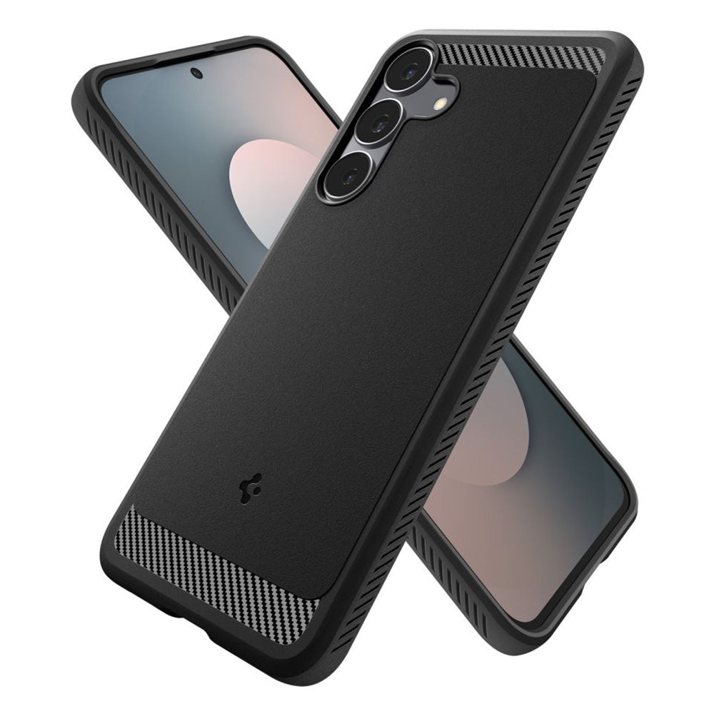 Etui til Samsung Galaxy S25 FE, Spigen, Rugged Armor, Mat Sort ACS10025